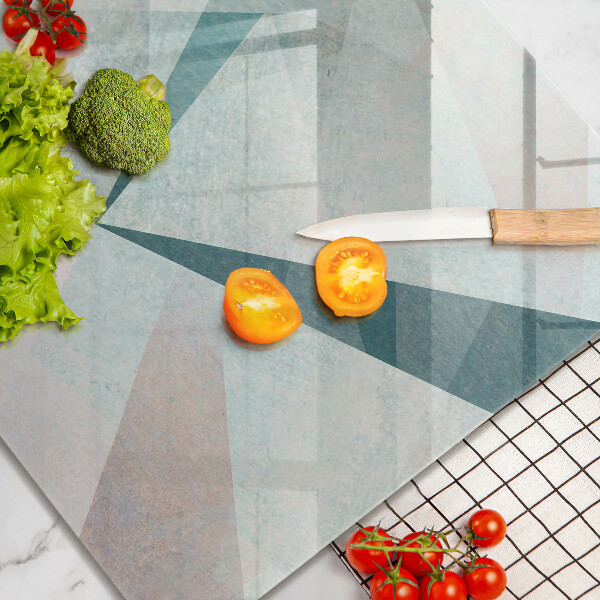 Üveg vágódeszka Éles absztrakció