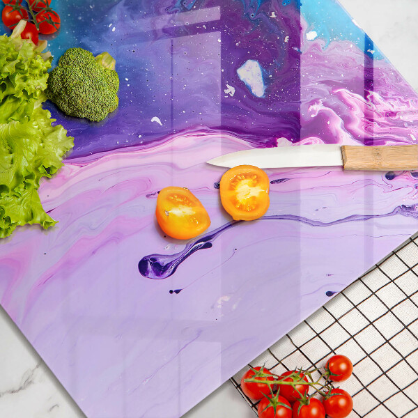 Üveg vágódeszka Absztrakciós tinták