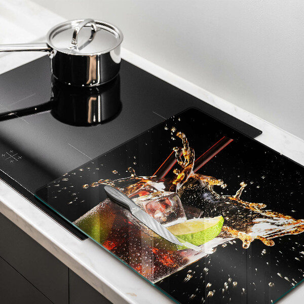 Üveg vágódeszka Igyál jéggel