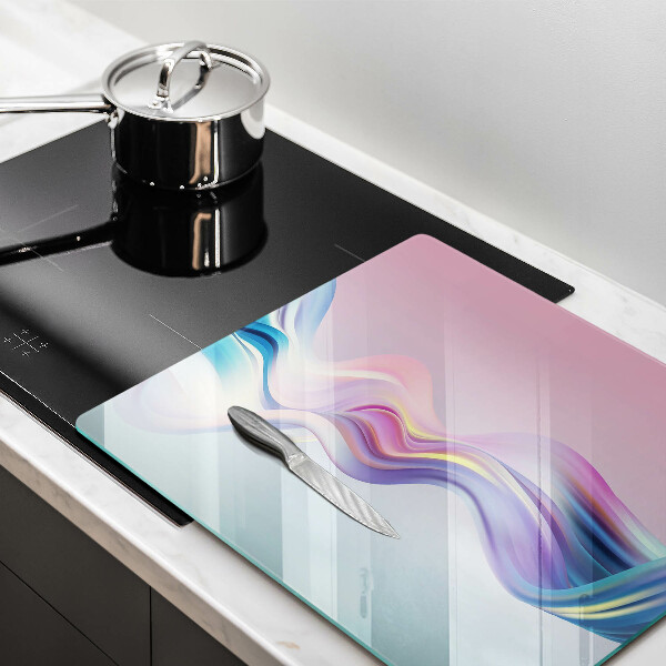 Üveg vágódeszka Pasztell absztrakció