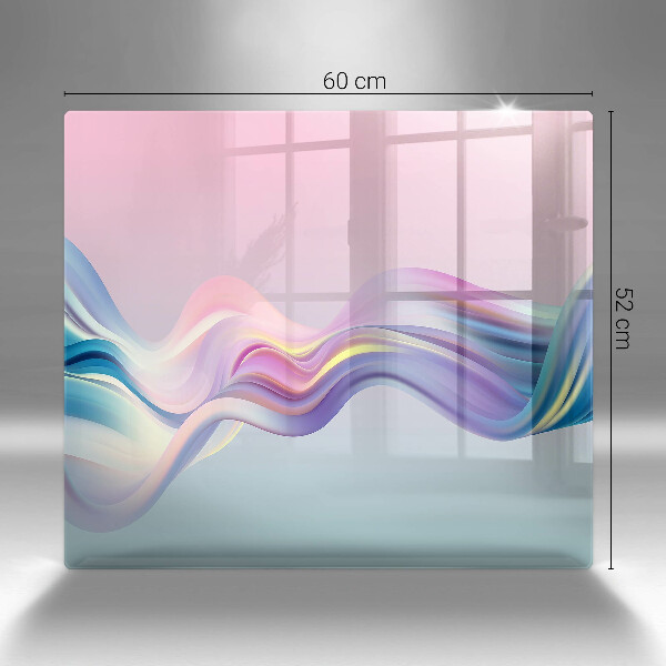 Üveg vágódeszka Pasztell absztrakció