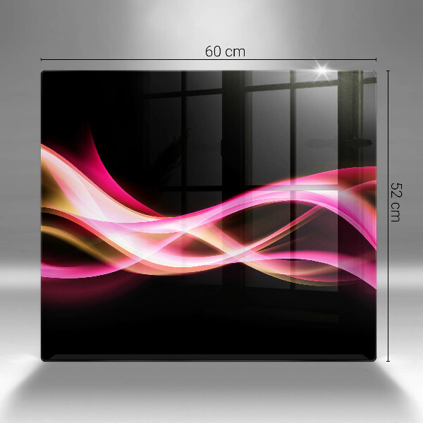 Üveg vágódeszka Absztrakt neon füst