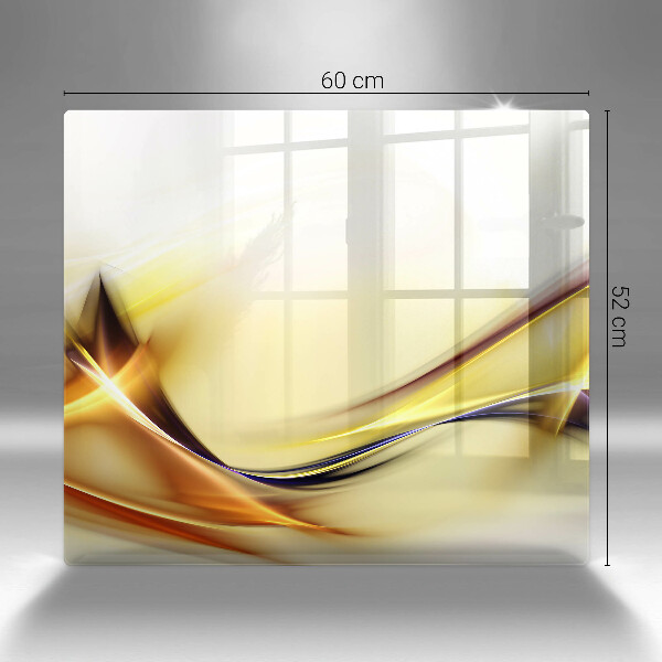 Üveg vágódeszka Absztrakt fényvonalak