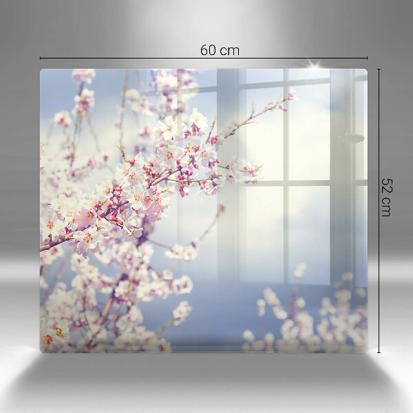 Üveg vágódeszka Virágzó fa