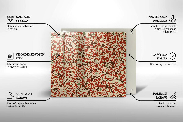 Üveg vágódeszka Finom kőedény