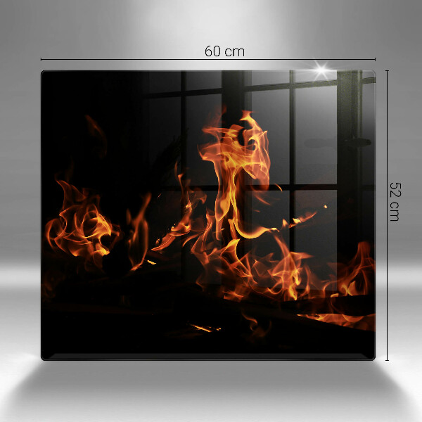 Üveg vágódeszka Gyújts egy élő lángot