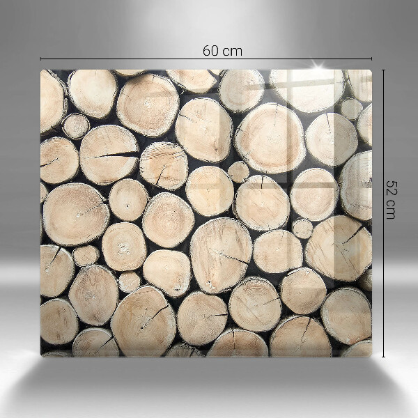 Üveg vágódeszka Fa fatörzsek