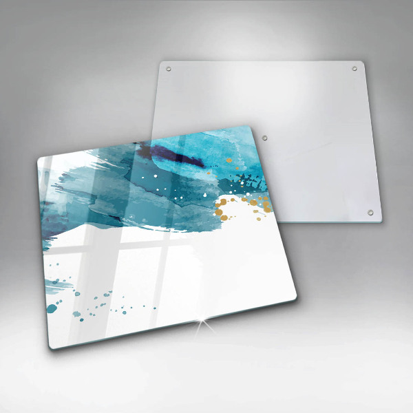 Üveg vágódeszka Kék foltok