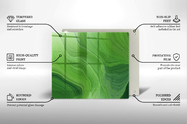 Üveg vágódeszka Absztrakt textúra