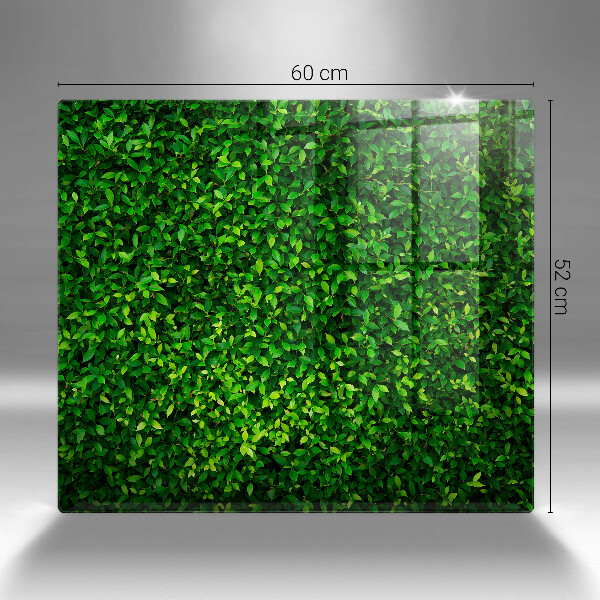 Üveg vágódeszka Növény kis levelekkel