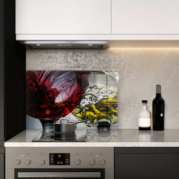 Üveg vágódeszka Pohár bor