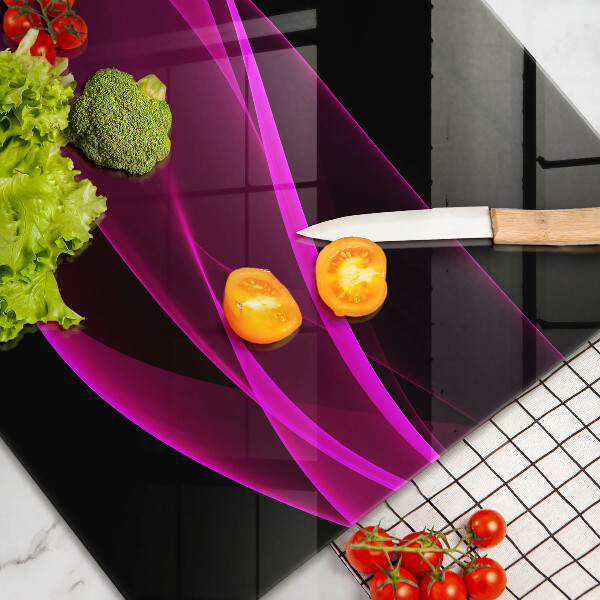 Üveg vágódeszka Rózsaszín absztrakció