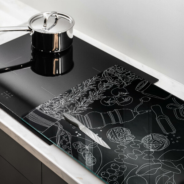 Üveg vágódeszka Konyhai kiegészítők