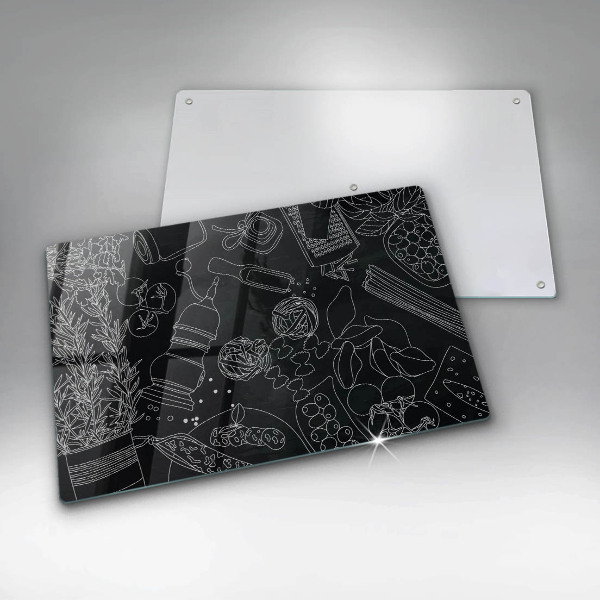 Üveg vágódeszka Konyhai kiegészítők