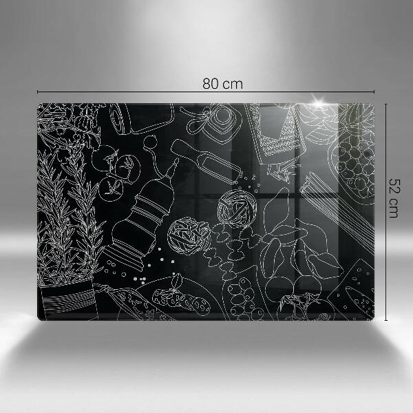 Üveg vágódeszka Konyhai kiegészítők