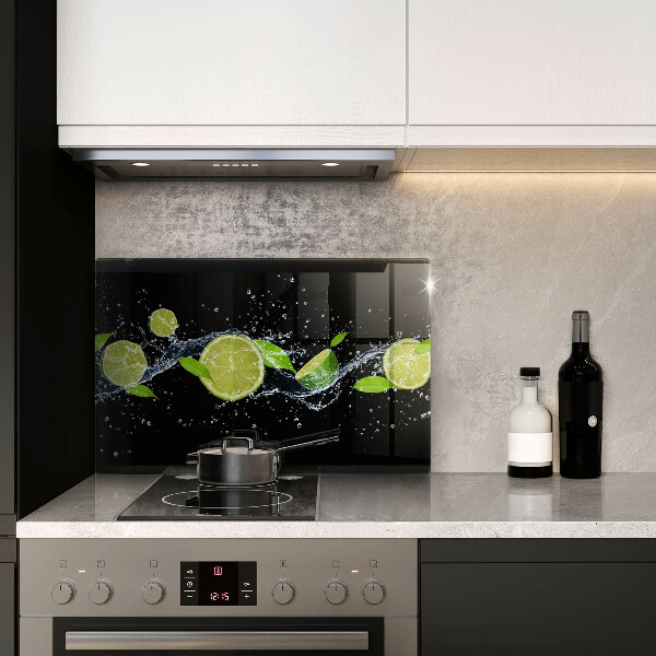 Üveg vágódeszka Lime mentavíz