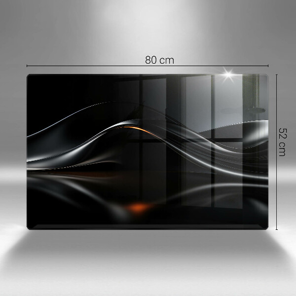 Üveg vágódeszka Absztrakt 3D-s tervezés