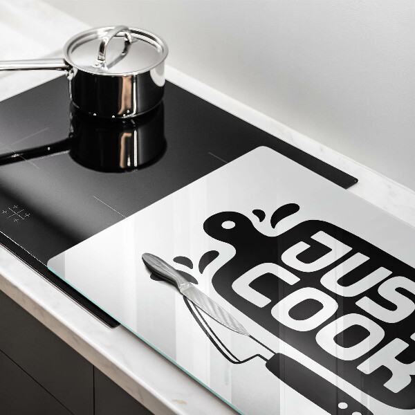 Üveg vágódeszka Just cook