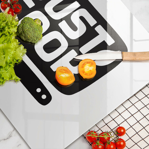 Üveg vágódeszka Just cook