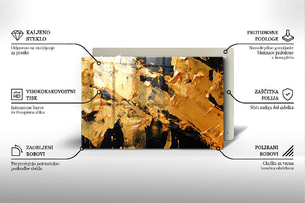 Üveg vágódeszka Elegáns festék textúra