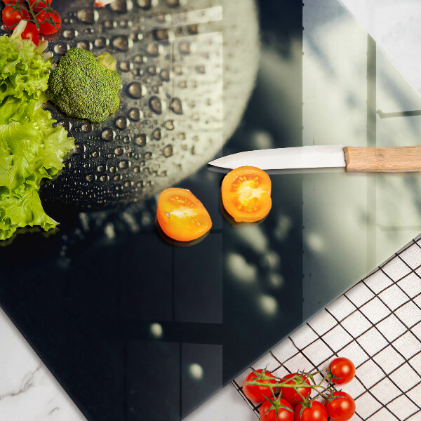 Üveg vágódeszka Virágok zen kövek