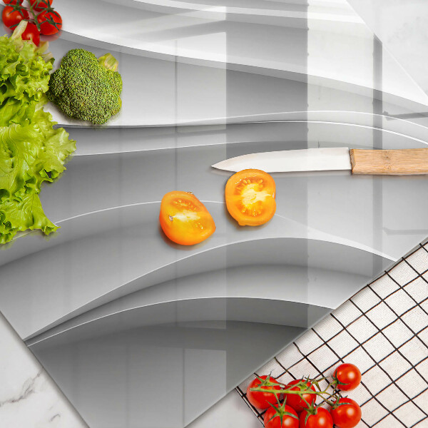 Üveg vágódeszka Geometriai vonalak