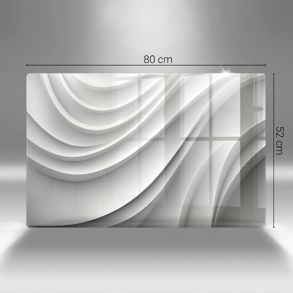 Üveg vágódeszka Geometriai vonalak