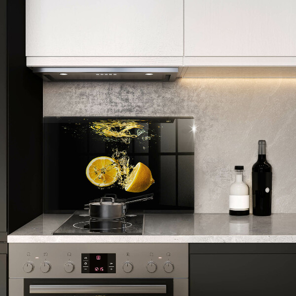 Üveg vágódeszka Lédús citrom gyümölcs