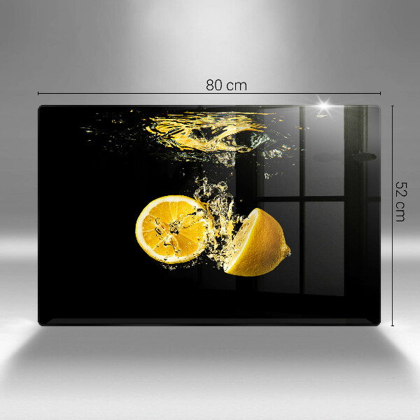 Üveg vágódeszka Lédús citrom gyümölcs