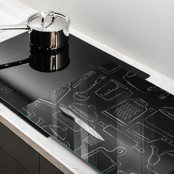 Üveg vágódeszka Rajzfilm konyhai kiegészítők