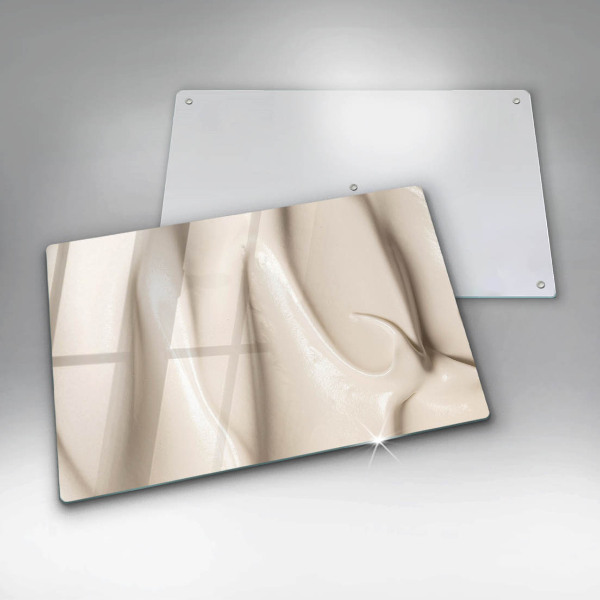 Üveg vágódeszka Krémes fagylalt