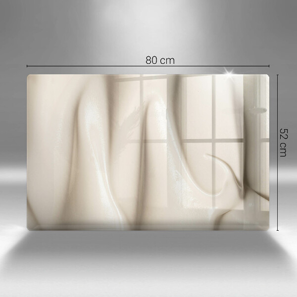 Üveg vágódeszka Krémes fagylalt