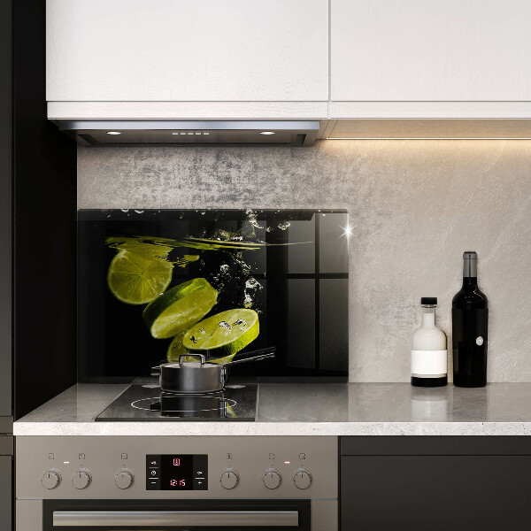 Üveg vágódeszka Lime vízben