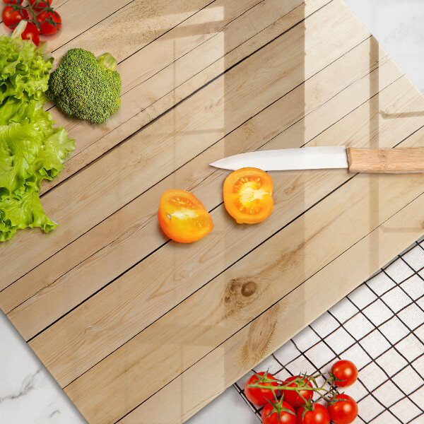 Üveg vágódeszka Finom fa táblák