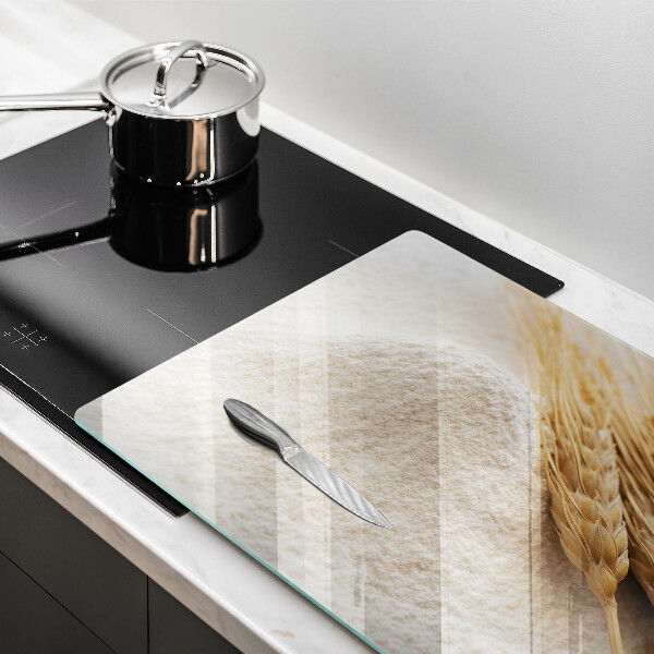 Üveg vágódeszka Liszt és kalászok