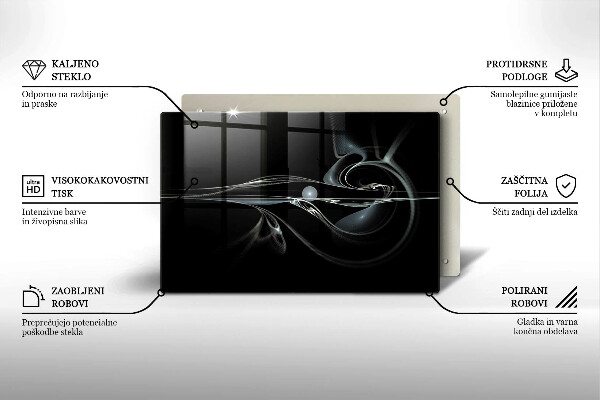 Üveg vágódeszka Modern absztrakció
