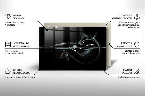 Üveg vágódeszka Modern absztrakció
