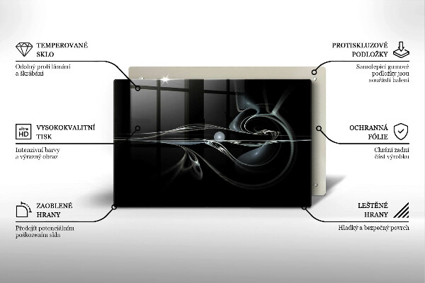 Üveg vágódeszka Modern absztrakció