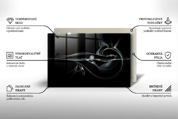 Üveg vágódeszka Modern absztrakció
