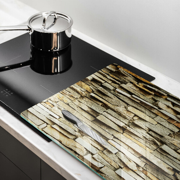 Üveg vágódeszka Díszítő kövek