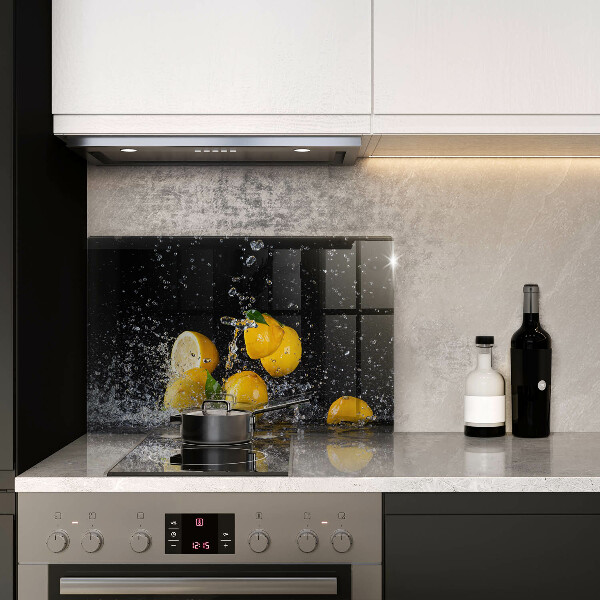 Üveg vágódeszka Lédús citrom gyümölcs