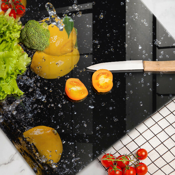 Üveg vágódeszka Lédús citrom gyümölcs