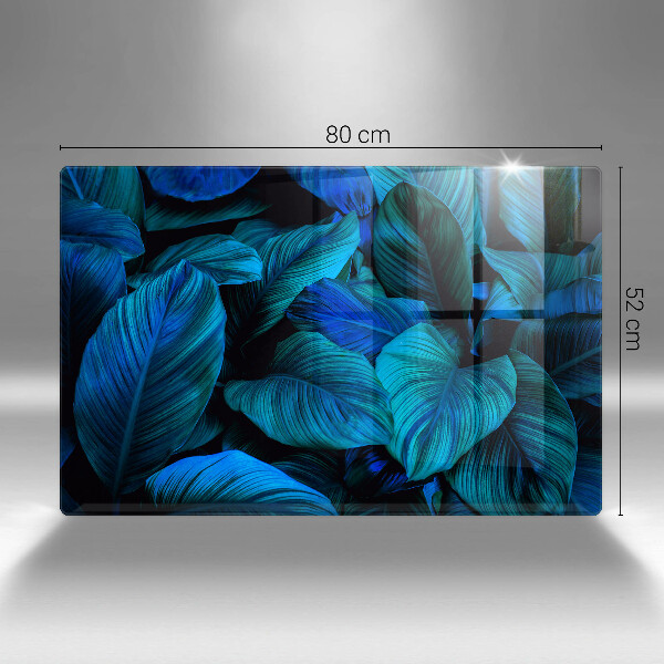 Üveg vágódeszka Dzsungel növényzet levelei