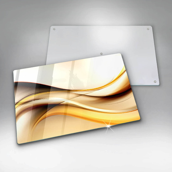 Üveg vágódeszka Absztrakt füst vonalak