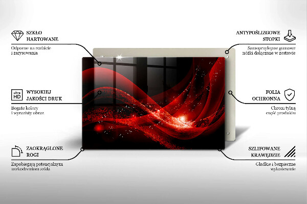 Üveg vágódeszka Modern absztrakció