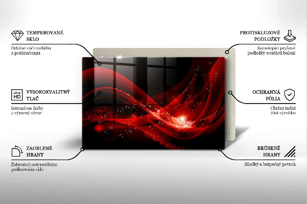 Üveg vágódeszka Modern absztrakció