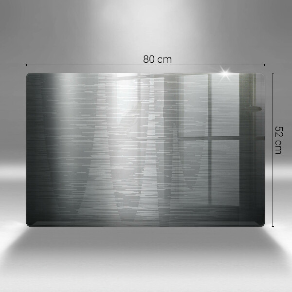 Üveg vágódeszka Fém textúra