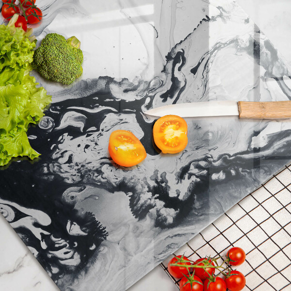 Üveg vágódeszka Tinta absztrakció