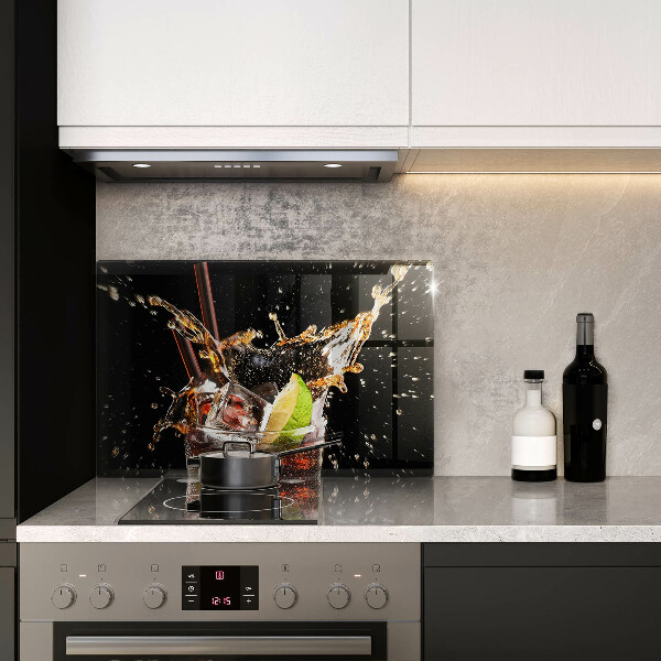 Üveg vágódeszka Igyál jéggel