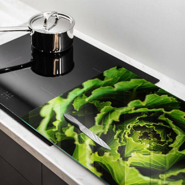 Üveg vágódeszka Salátalevél evés